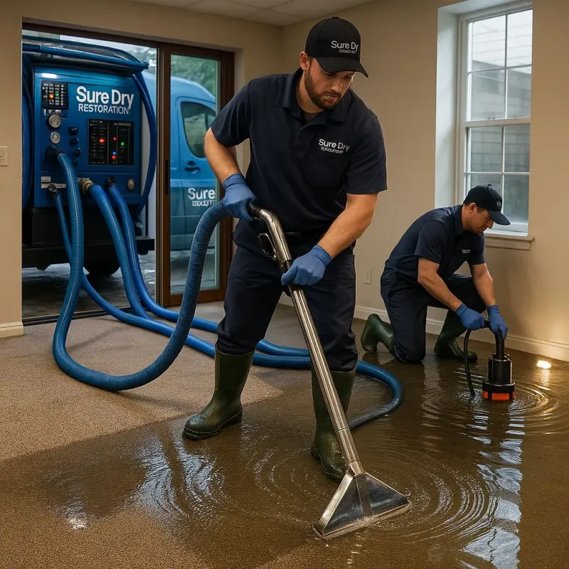 Water Extraction and Removal process in Coatesville, PA